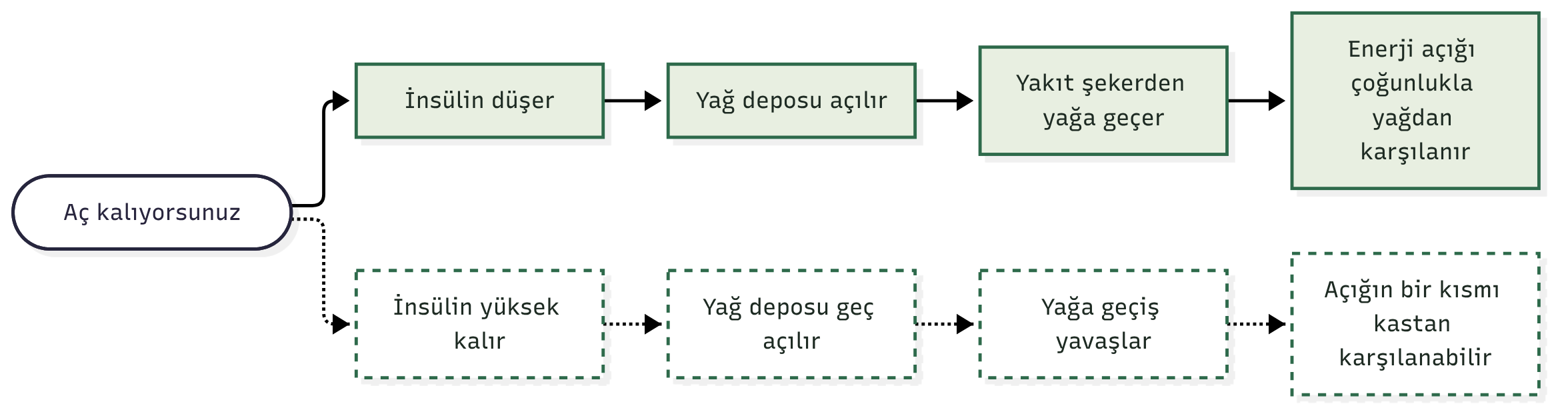 Aynı Açlık, İki Olası Yol